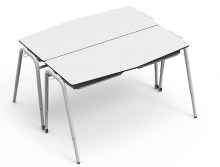 table-scolaire-quatre-personnes